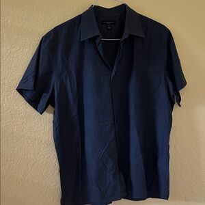 Banana Republic Dark Blue Casual Button Down Shirt